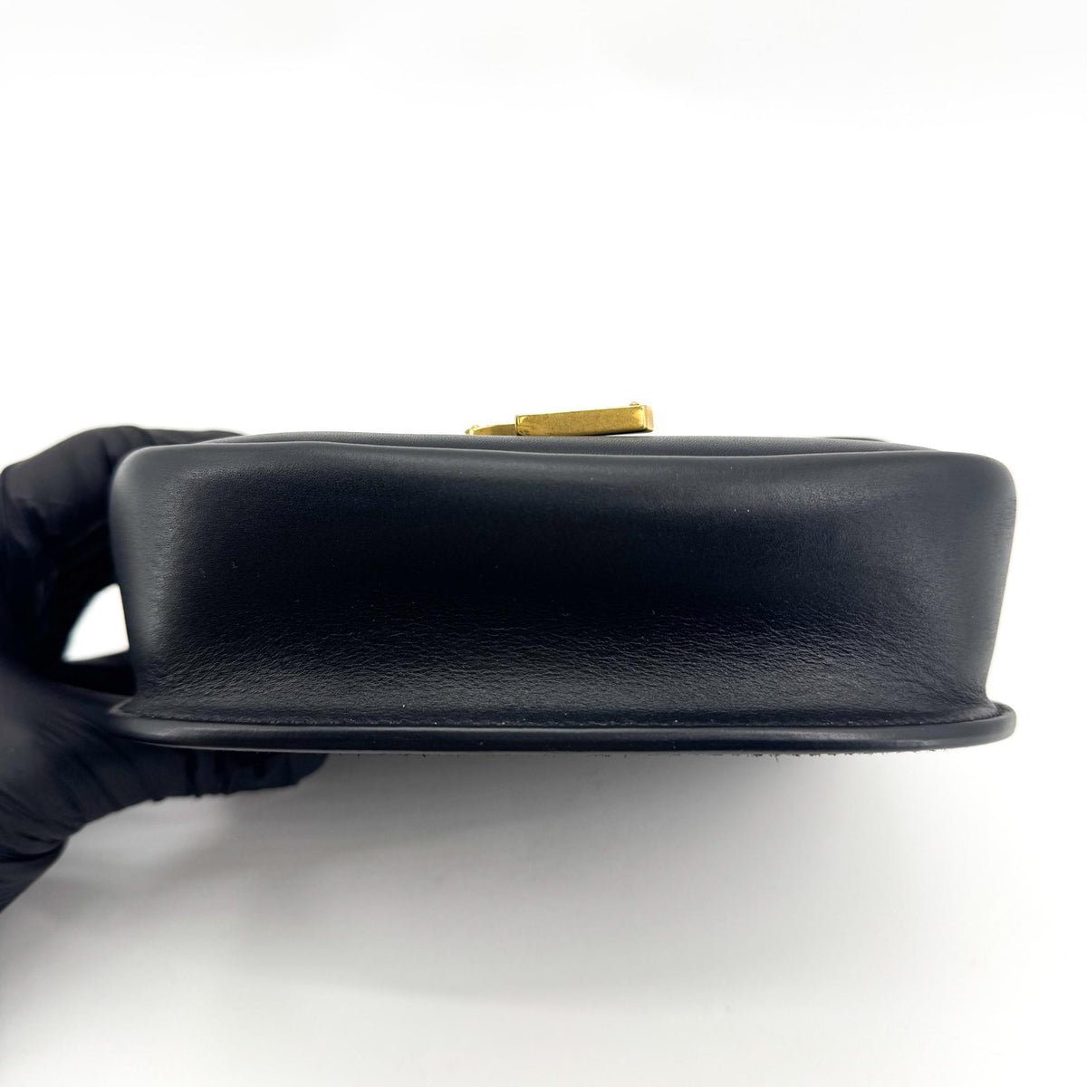 Saint Laurent Kaia Leather, Black, Leather, Shoulder Bag