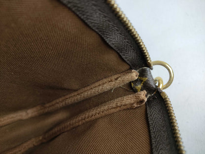 Louis Vuitton Randonnee Pochette Monogram Coated Canvas, Brown, Canvas, Handbag