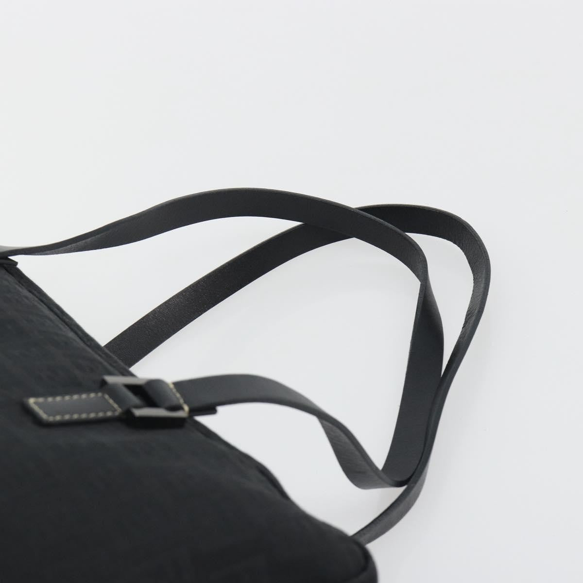 Fendi Shoulder Zucchino Canvas, Black, Canvas, Shoulder Bag