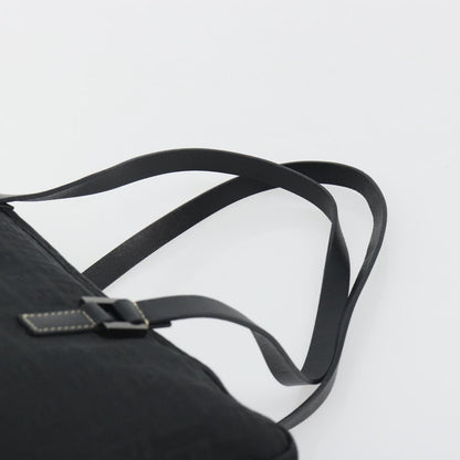 Fendi Shoulder Zucchino Canvas, Black, Canvas, Shoulder Bag