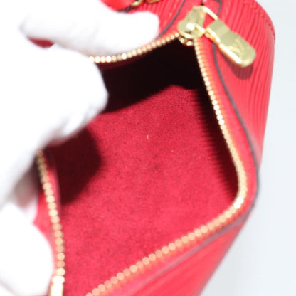 Louis Vuitton Soufflot Pochette Epi Leather, Red, Leather, Clutch