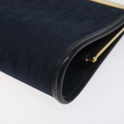Christian Dior Trotter pouch Canvas, NAVY, CANVAS, Clutche & pouche