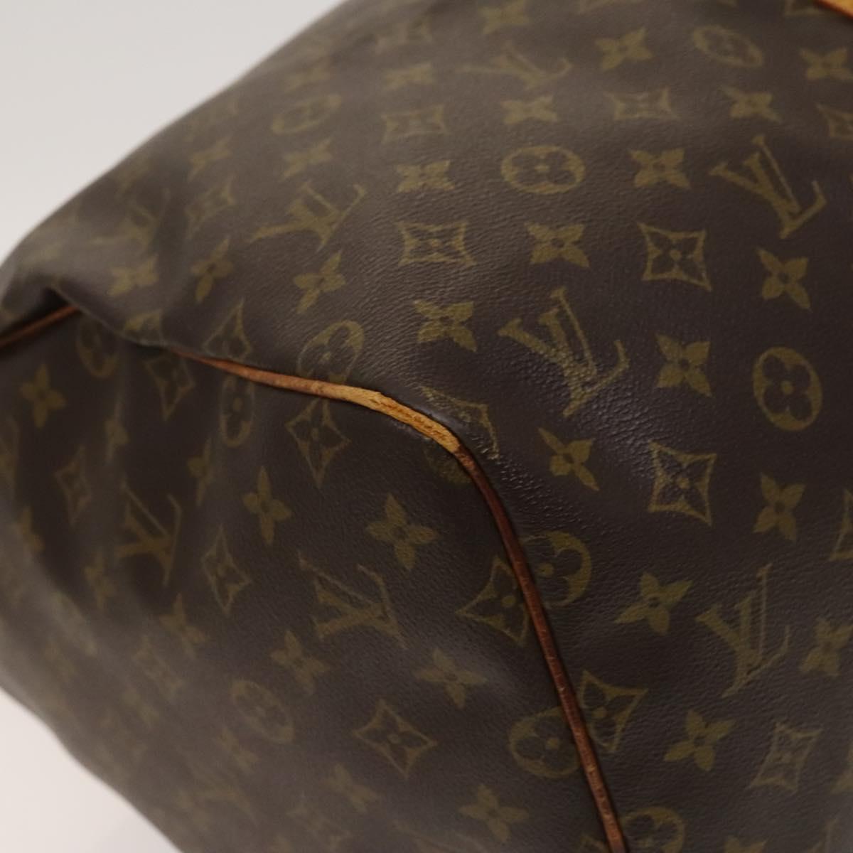 Louis Vuitton Keepall Bag Monogram Canvas, BROWN, CANVAS, Travel bag