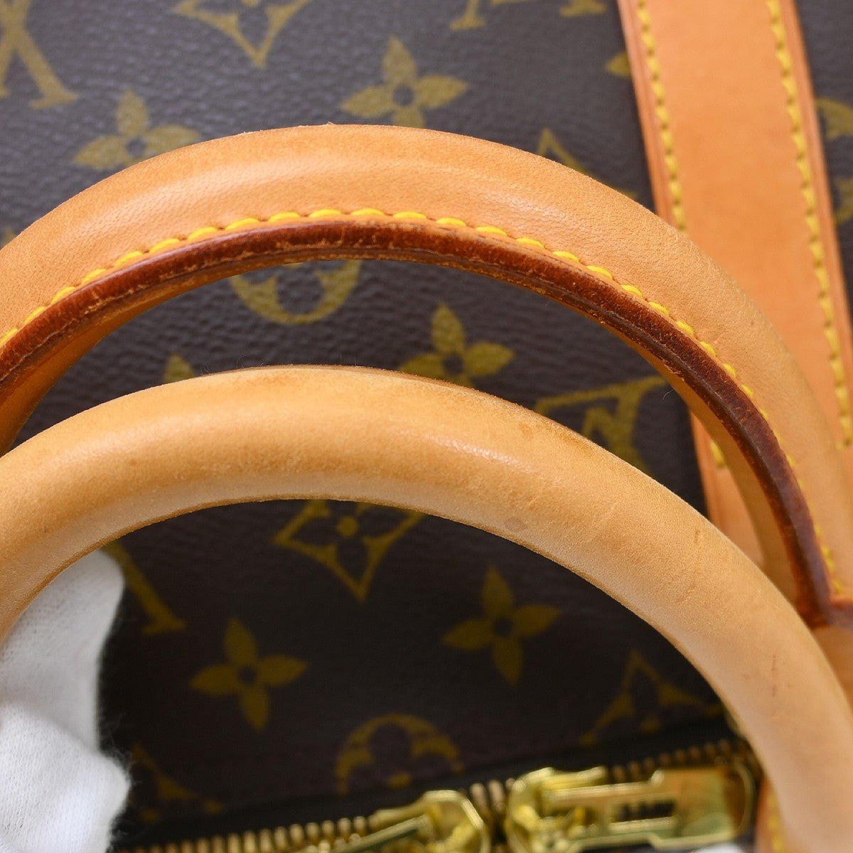 Louis Vuitton Keepall Monogram, Brown, Canvas, Travel Bag