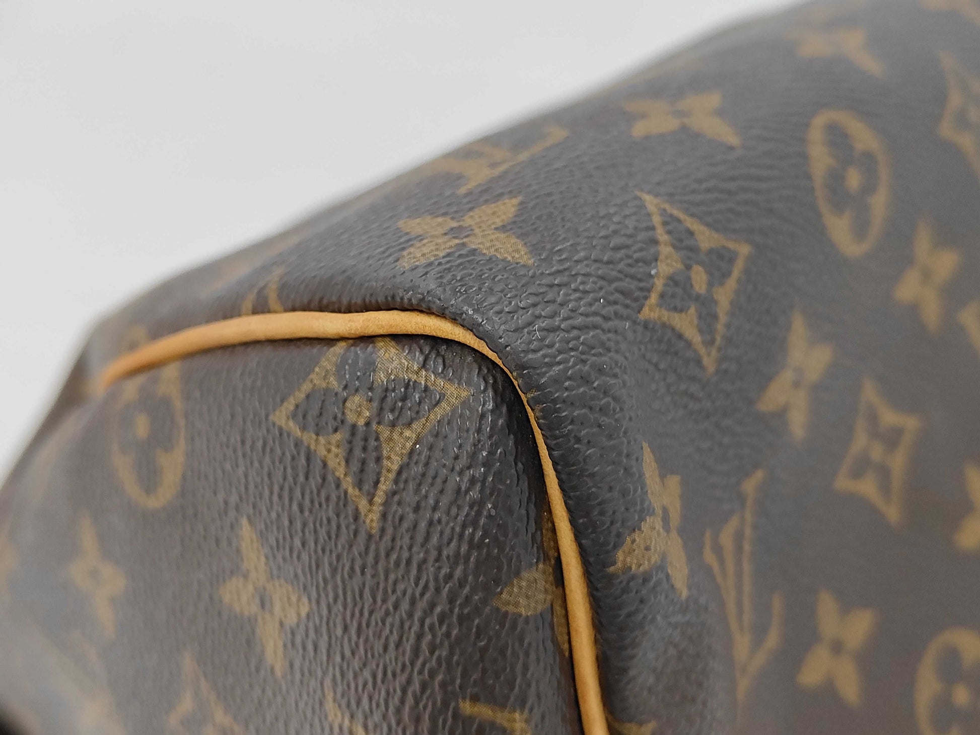 Louis Vuitton Speedy Handbag Monogram Canvas, Brown, Canvas, Handbag