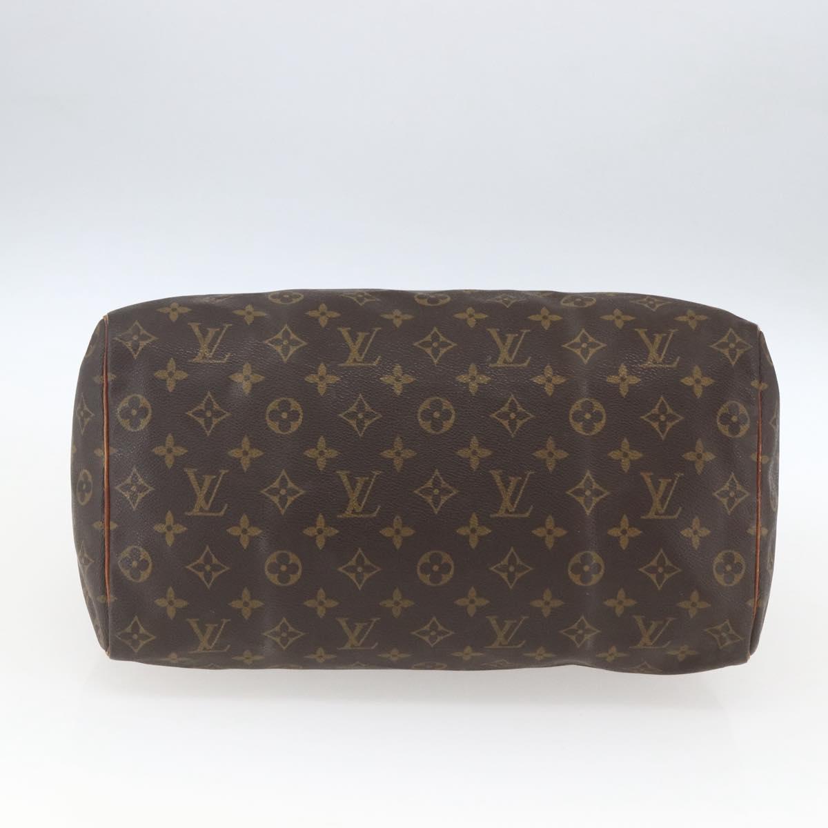Louis Vuitton Speedy Handbag Monogram Canvas, BROWN, CANVAS, Handbag