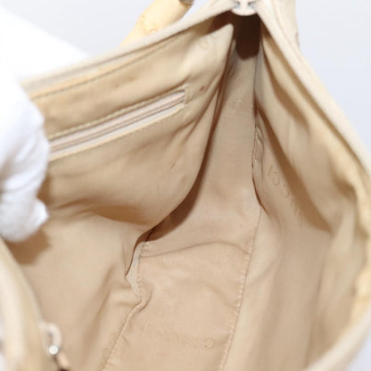 Gucci Bamboo Top Handle GG Canvas, Beige, Canvas, Handbag