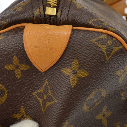 Louis Vuitton Keepall Monogram Canvas, Brown, Canvas, Travel Bag