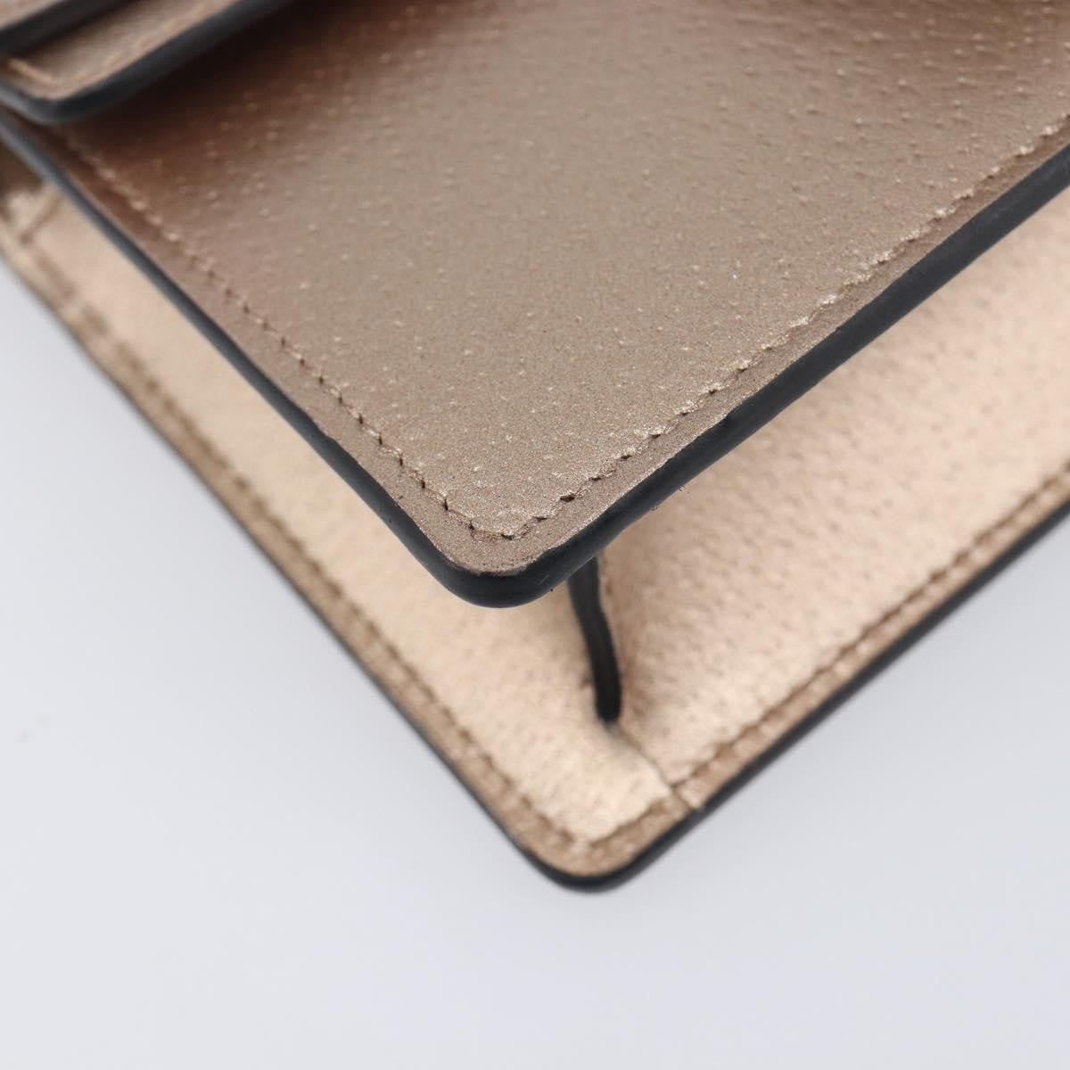 Gucci Dionysus Leather, Gold, Leather, Handbag