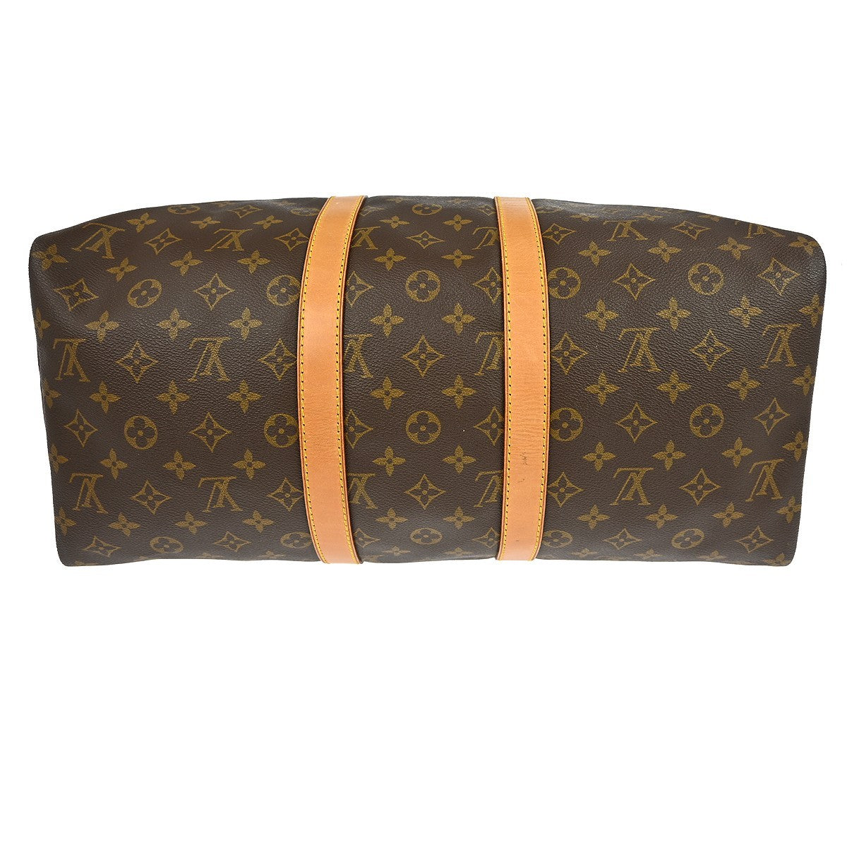 Louis Vuitton Keepall Monogram Canvas, Brown, Canvas, Travel Bag