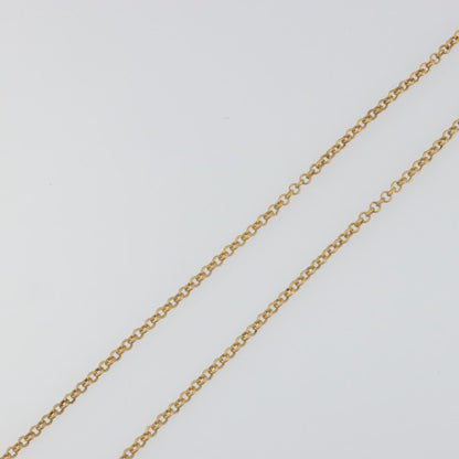 Chanel CC No.5 Perfume Bottle Pendant Metal with Crystals, Gold, Metal, Necklace