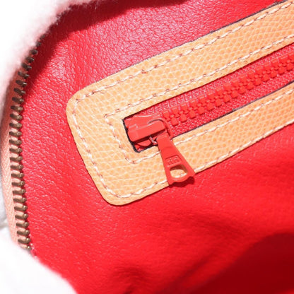 Celine Vintage Convertible Bowler Leather, Orange, Leather, Handbag
