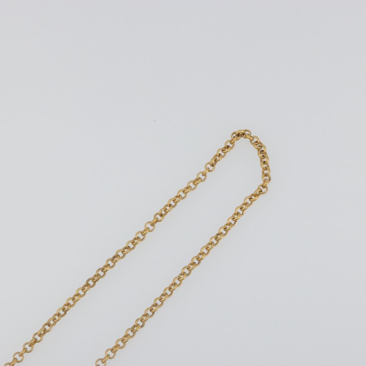 Chanel CC No.5 Perfume Bottle Pendant Metal with Crystals, Gold, Metal, Necklace