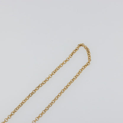 Chanel CC No.5 Perfume Bottle Pendant Metal with Crystals, Gold, Metal, Necklace