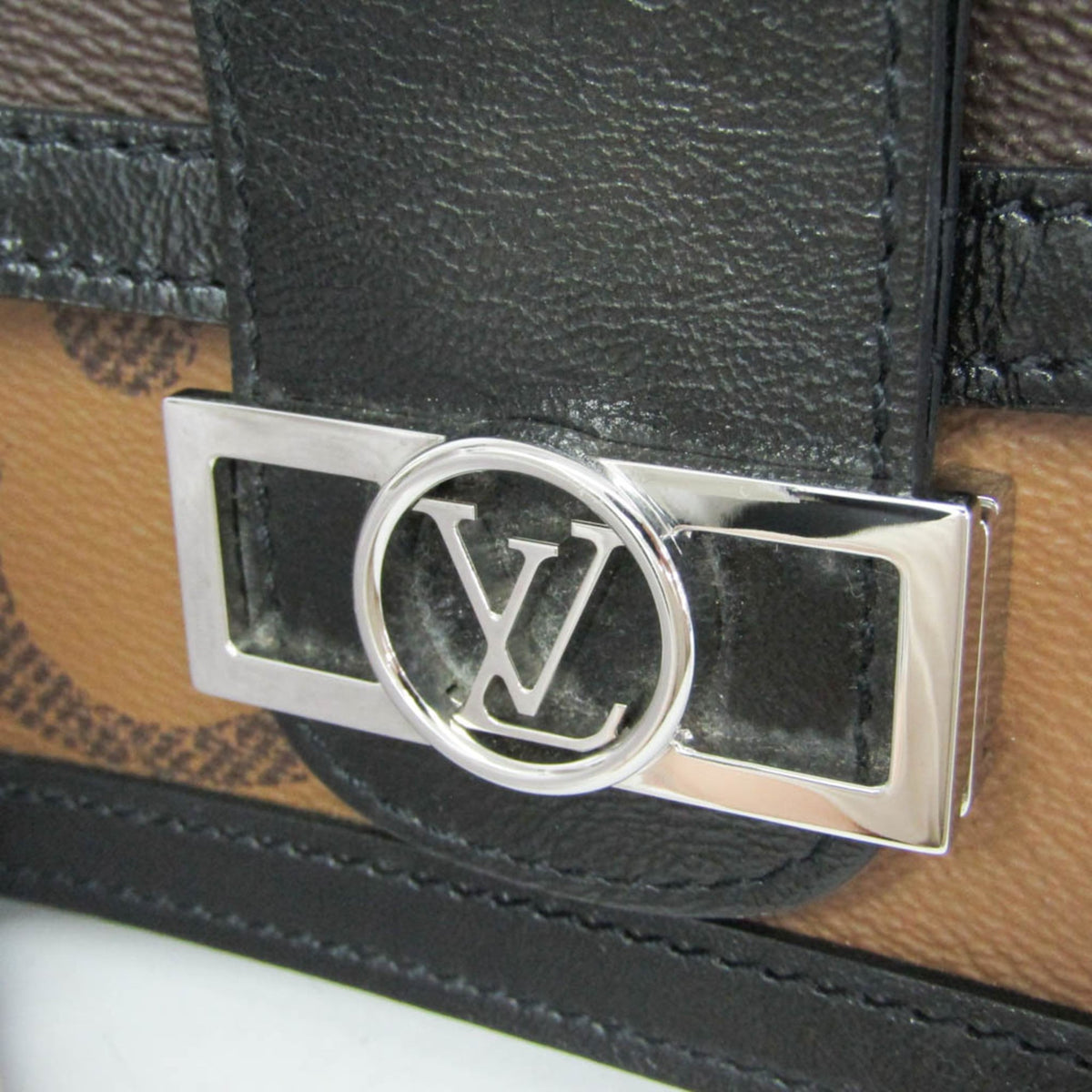 Louis Vuitton Dauphine Bumbag Reverse Monogram Giant, Brown, Canvas, Crossbody Bag