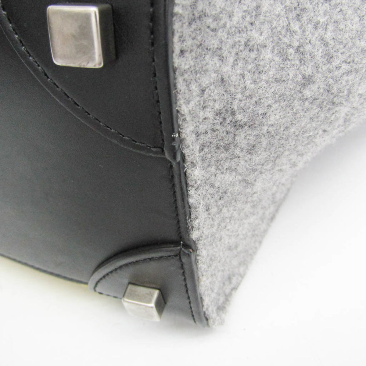 Celine Tricolor Luggage Felt, Multicolour, Leather, Handbag