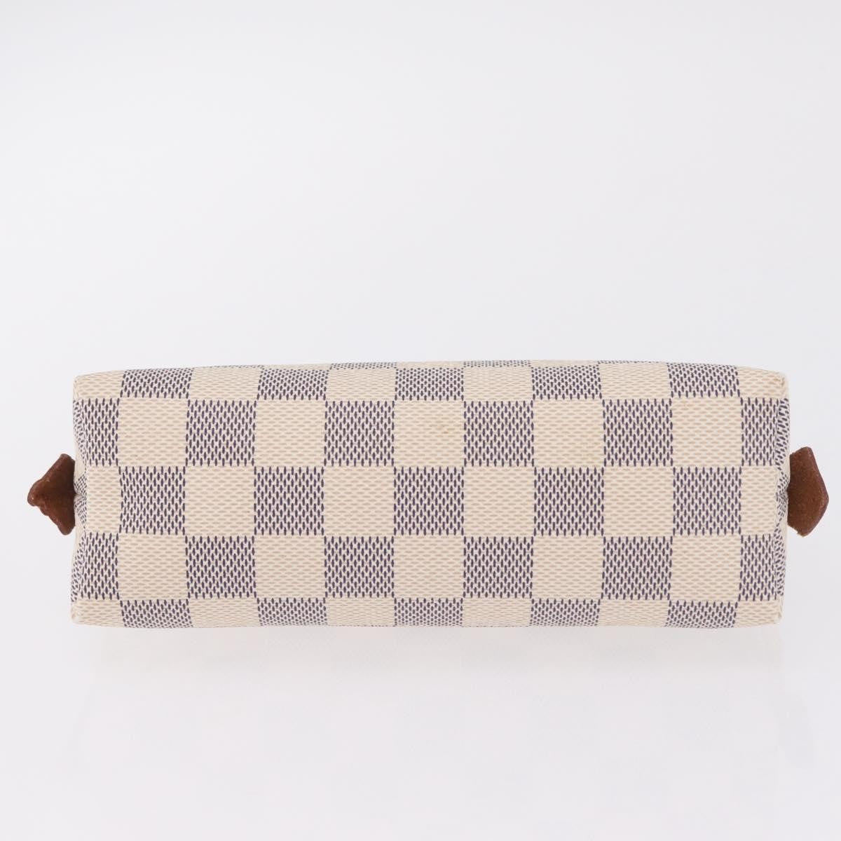 Louis Vuitton Toiletry Pouch Damier, Beige, Canvas, Clutch