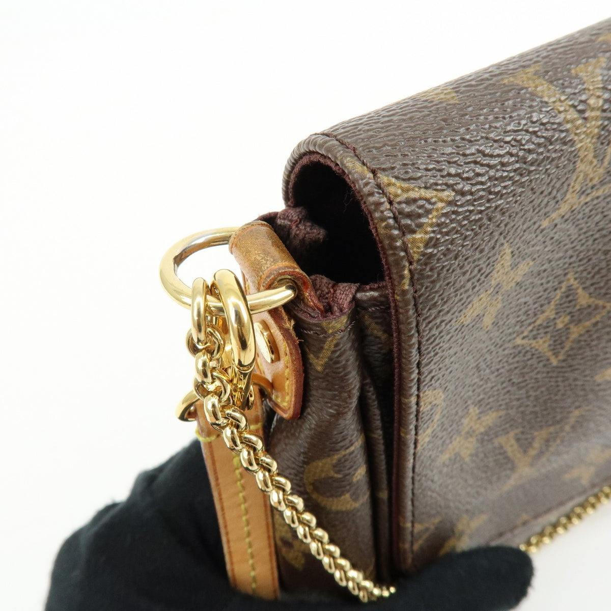 Louis Vuitton Favorite Monogram Canvas, Brown, Canvas, Handbag