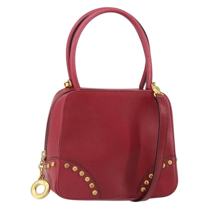 Celine Handbag Leather, Red, Leather, Handbag