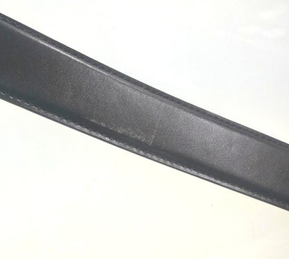 Gucci G Buckle Belt Leather, Black, Leather, Belt