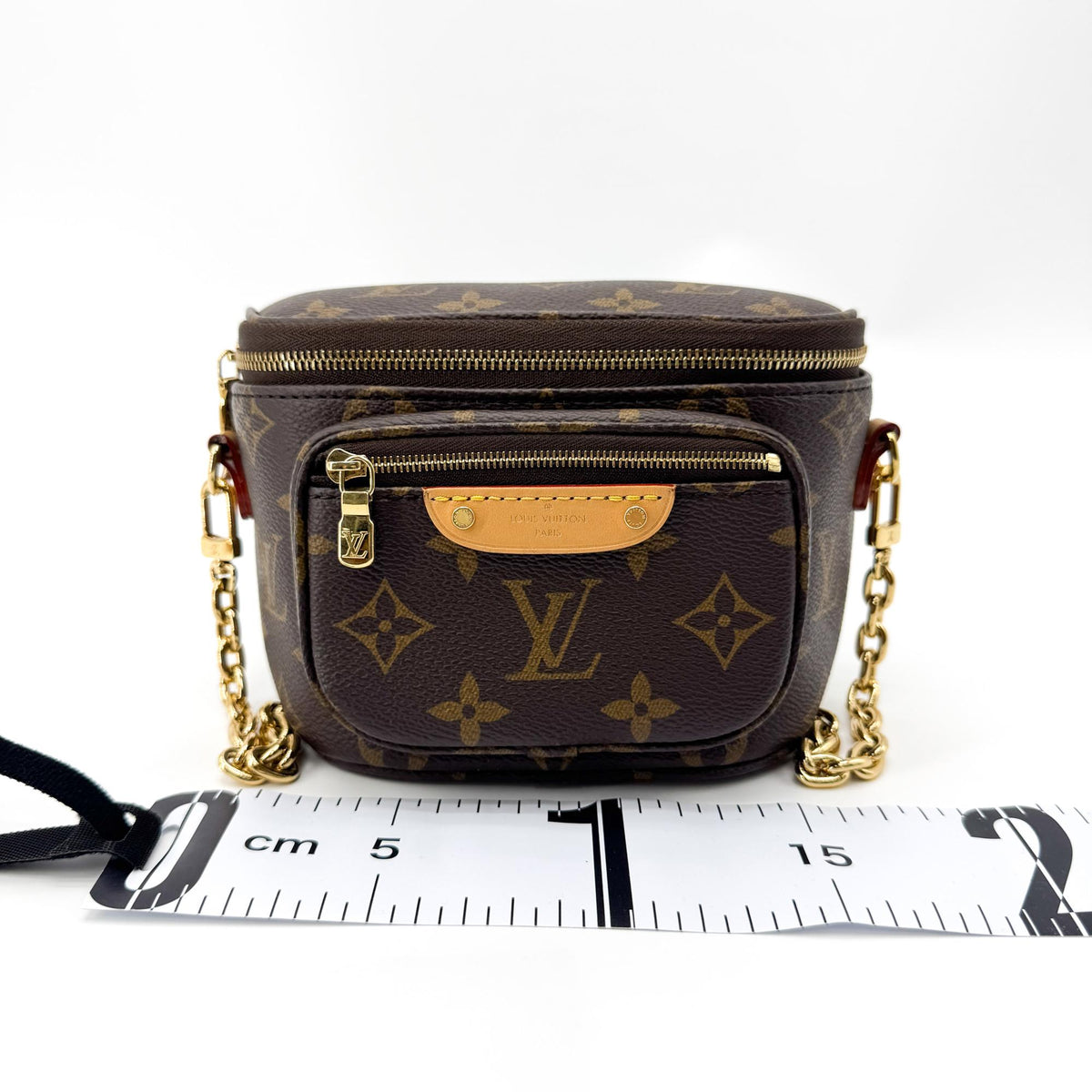 Louis Vuitton Bum Monogram Canvas, Brown, Canvas, Clutch