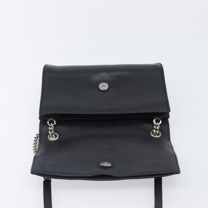 Saint Laurent West Hollywood Leather, Black, Leather, Shoulder Bag