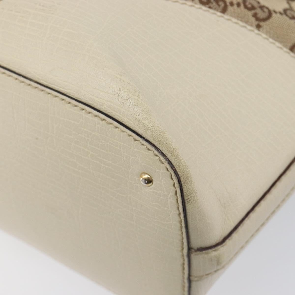 Gucci Horsebit Handle GG Canvas, Beige, Canvas, Tote Bag