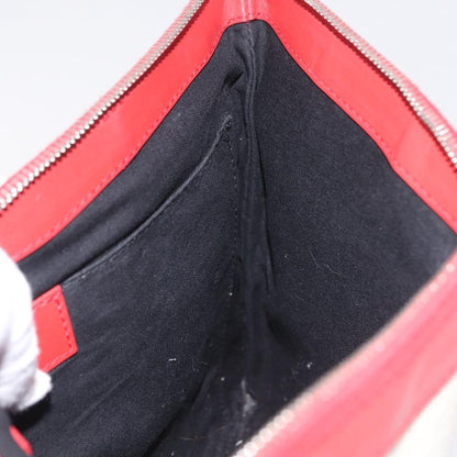 Balenciaga Navy Zip Canvas and Leather, Beige, Canvas, Clutch