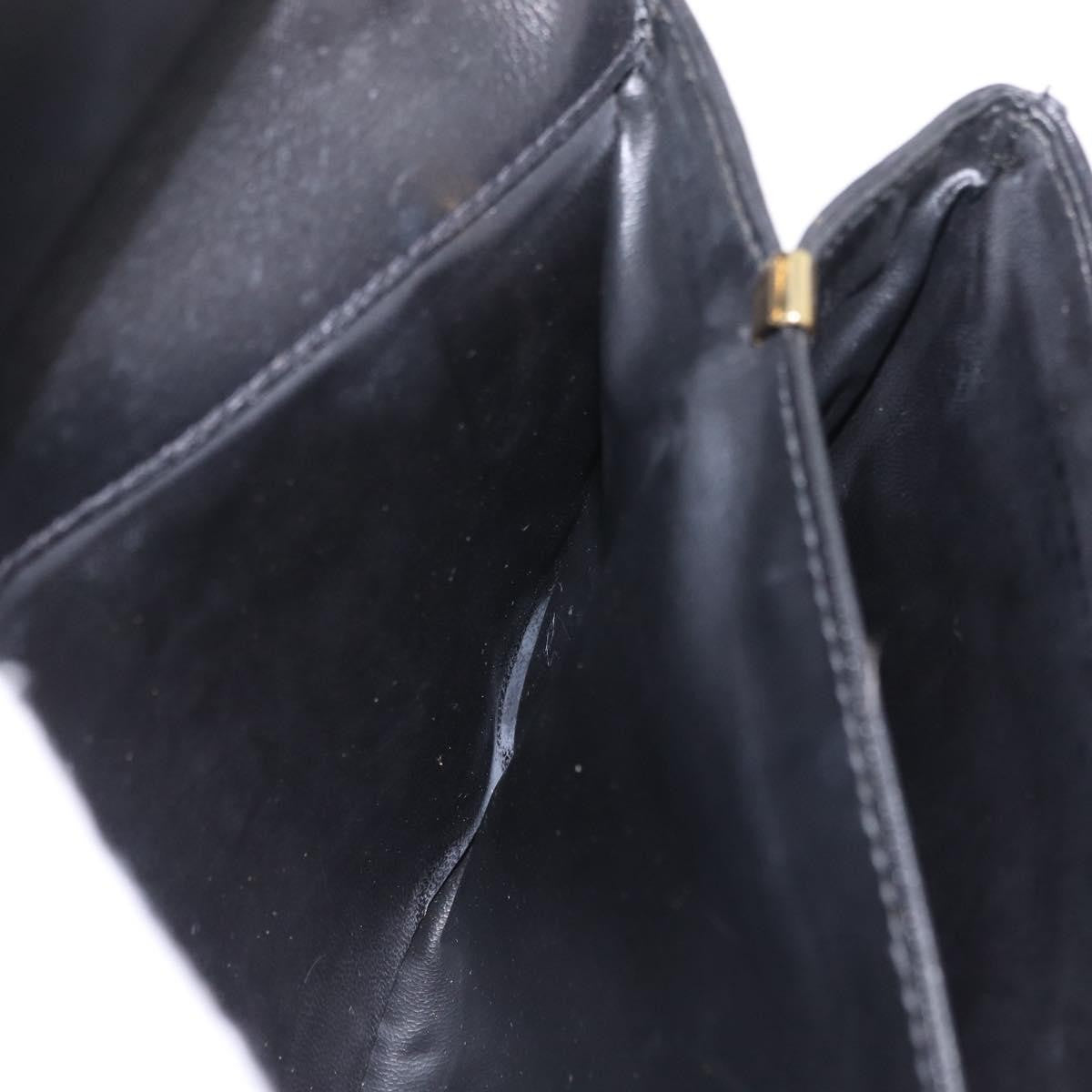 Celine Flap Shoulder Leather, Black, Leather, Shoulder Bag