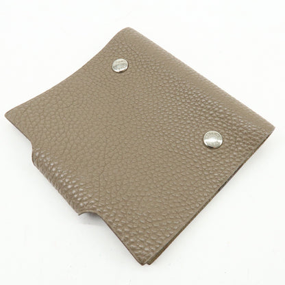 Hermes Ulysses Agenda Cover Leather, Beige, Leather, Briefcase