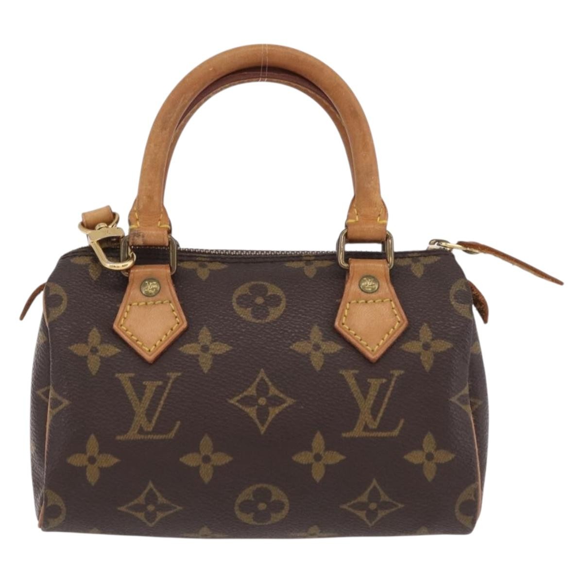 Louis Vuitton Speedy Mini HL Monogram Canvas, Brown, Canvas, Handbag