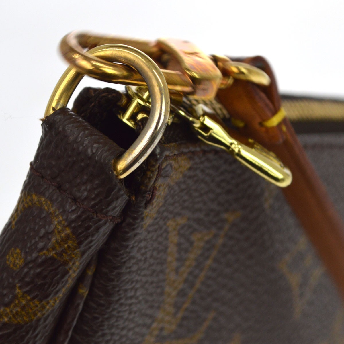 Louis Vuitton Pochette Accessoires NM Monogram Canvas, Brown, Canvas, Clutch