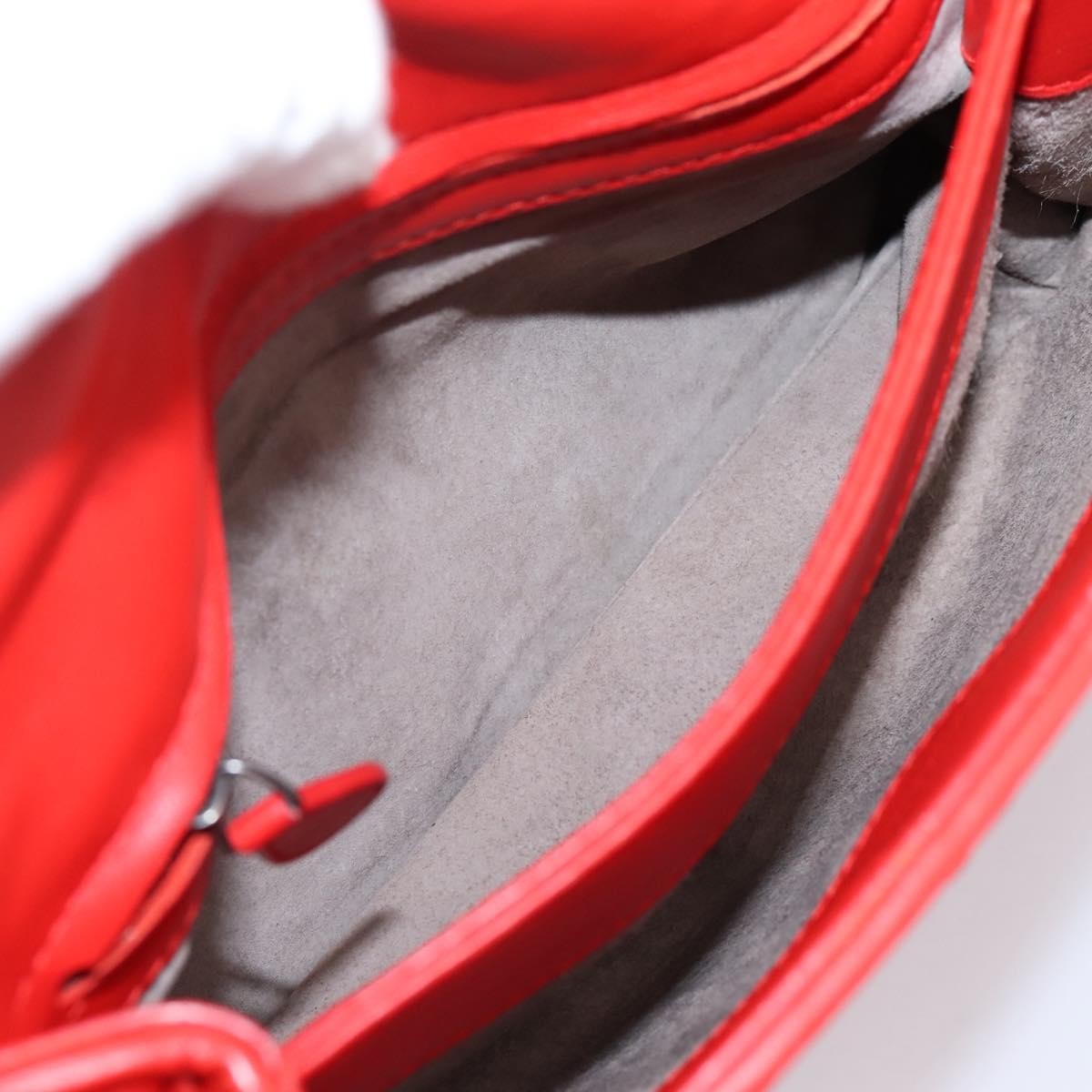 Bottega Veneta Olimpia Intrecciato Nappa, Red, Leather, Shoulder Bag