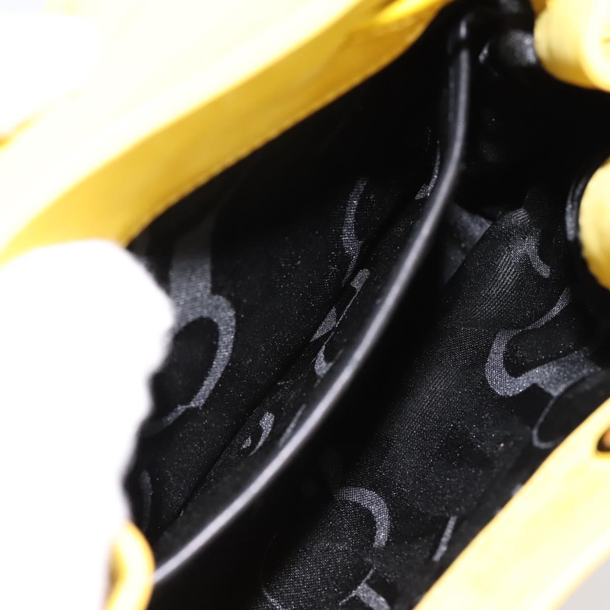 Salvatore Ferragamo Gancini Suede, Yellow, Suede, Backpack
