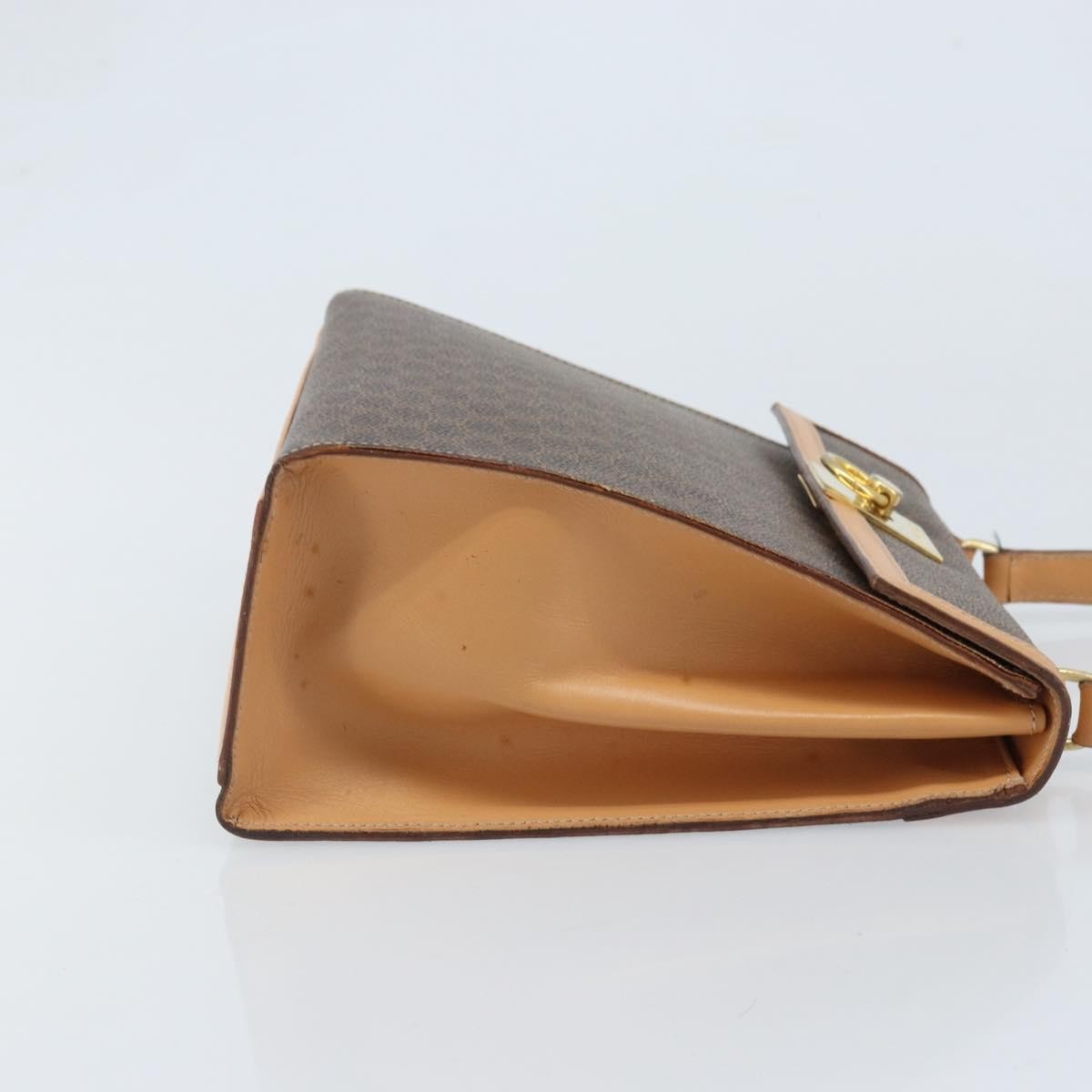 Celine Handbag Canvas, Brown, Canvas, Handbag