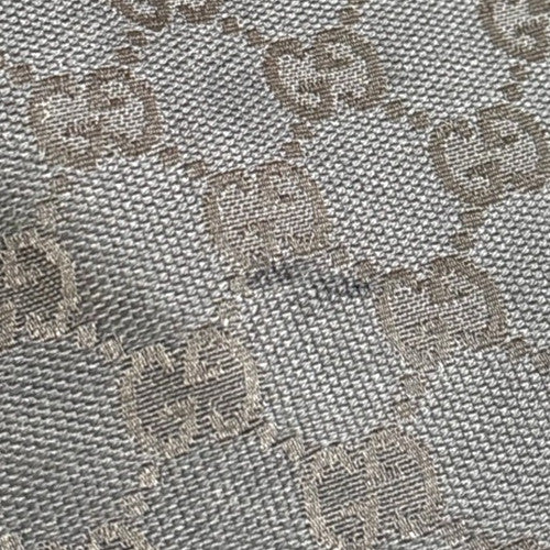 Gucci Web Zip GG Canvas, Black, Canvas, Tote Bag