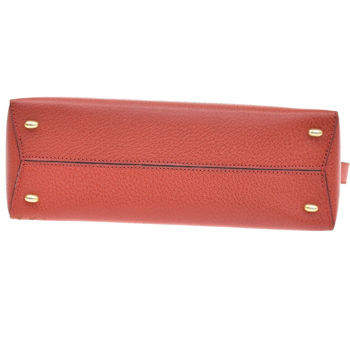 Celine Shoulder Leather, Red, Leather, Shoulder Bag