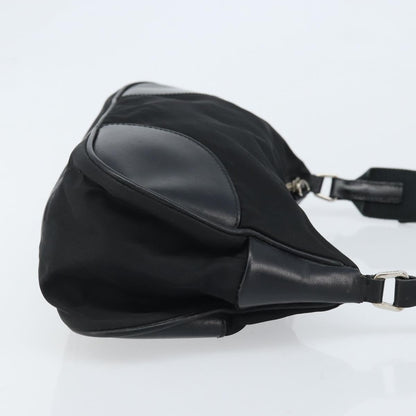 Prada Shoulder Tessuto, Black, Nylon, Shoulder Bag