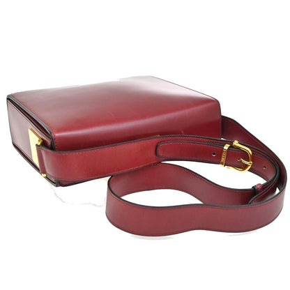 Celine Vintage Leather, Red, Leather, Shoulder Bag