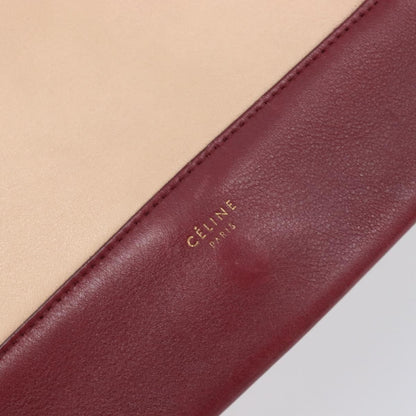 Celine Frame Leather, Beige, Leather, Shoulder Bag