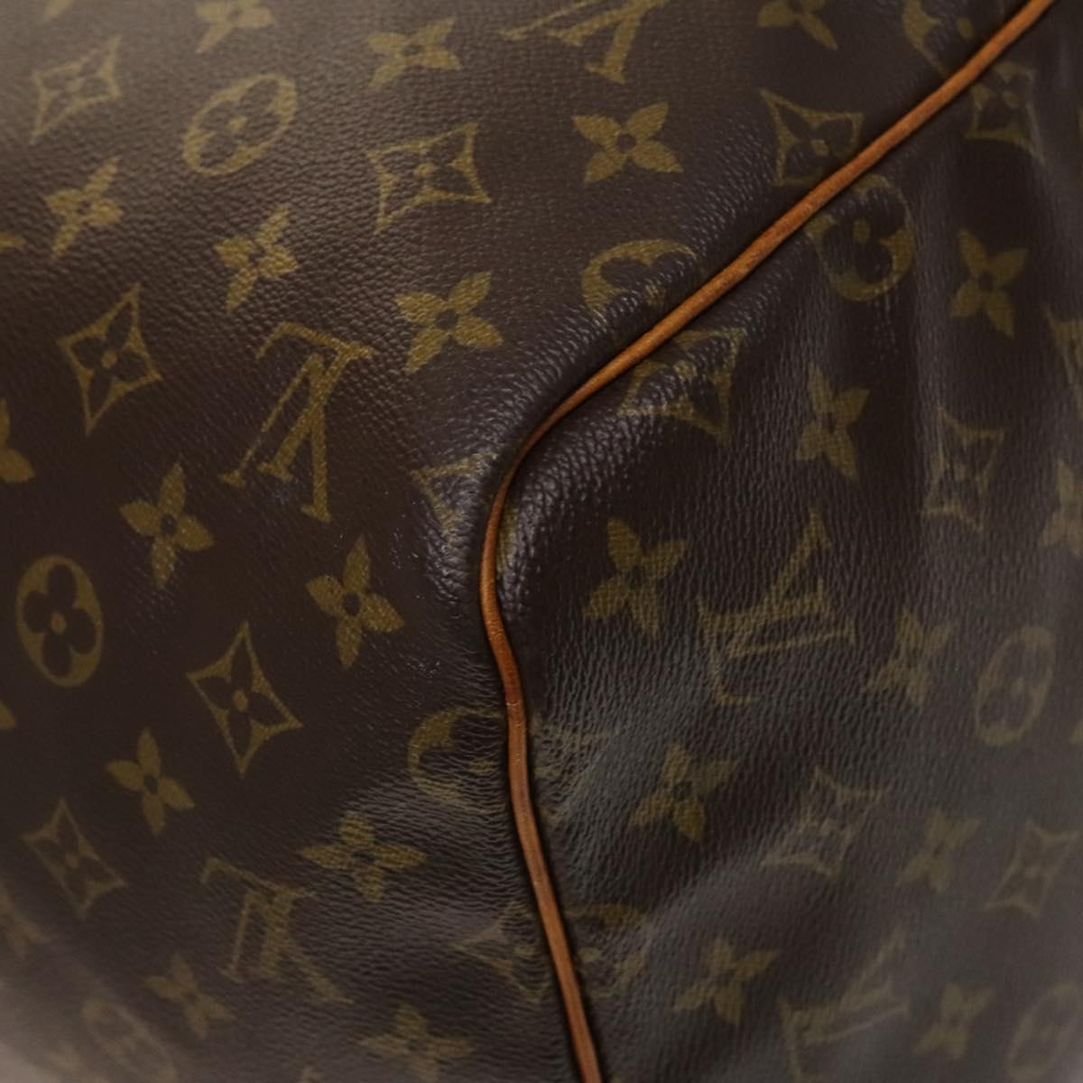 Louis Vuitton Keepall Bag Monogram Canvas, BROWN, CANVAS, Travel bag
