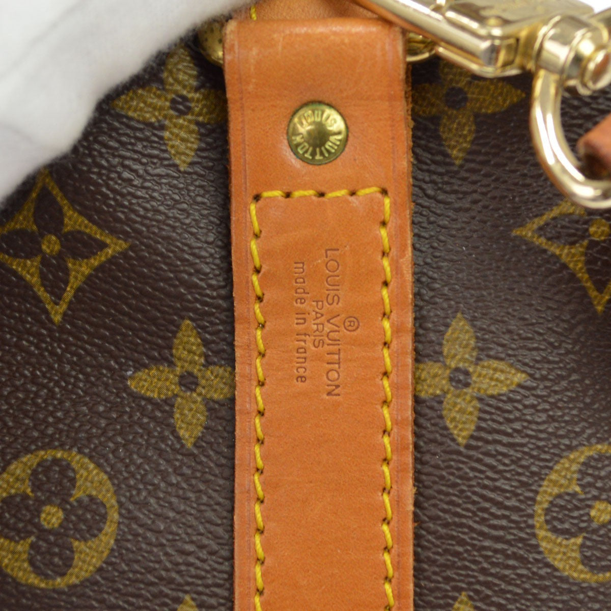 Louis Vuitton Keepall Bandouliere Monogram Canvas, Brown, Canvas, Travel Bag
