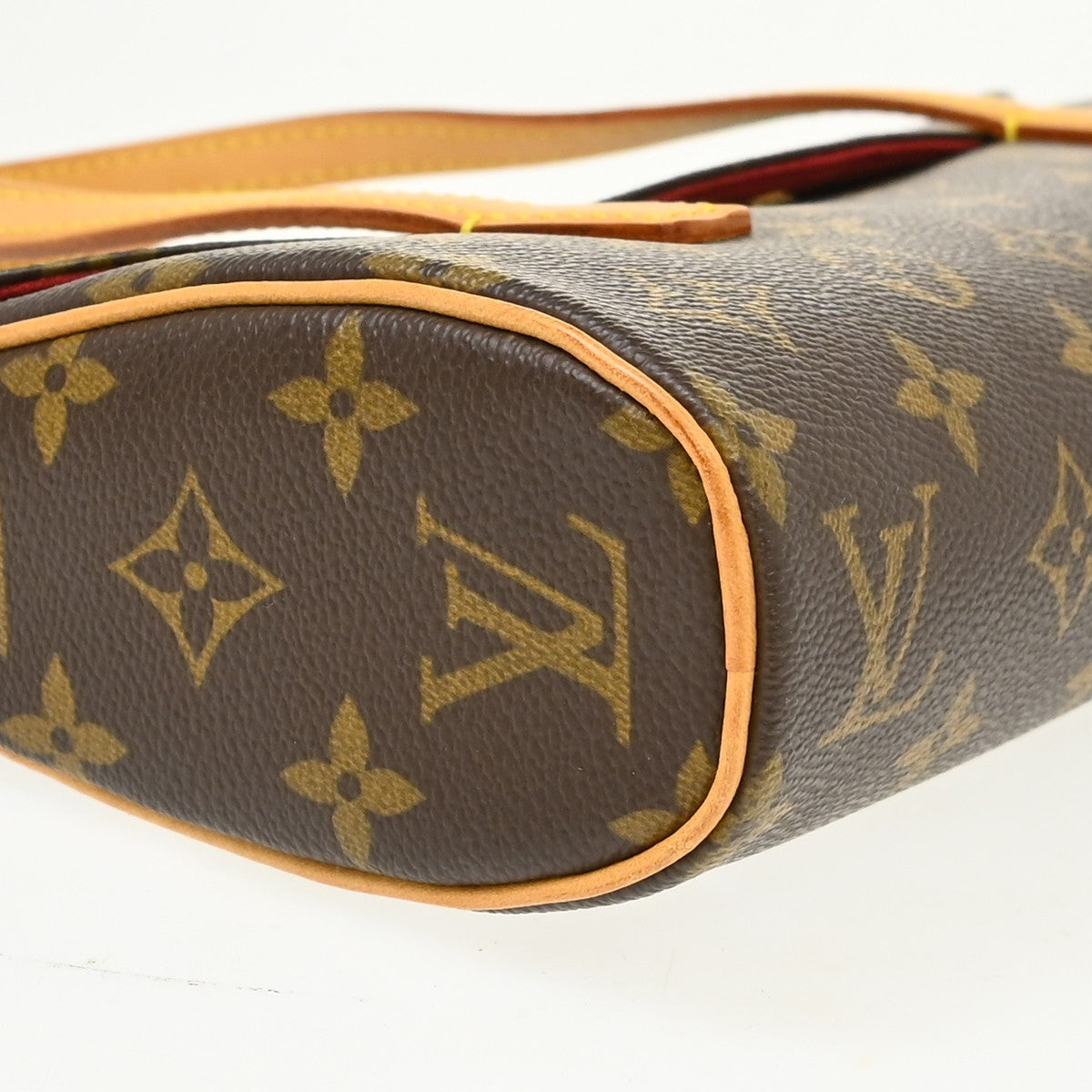 Louis Vuitton Sonatine Monogram Canvas, Brown, Canvas, Handbag