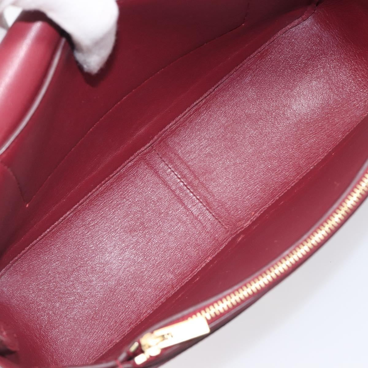 Celine Frame Leather, Beige, Leather, Shoulder Bag