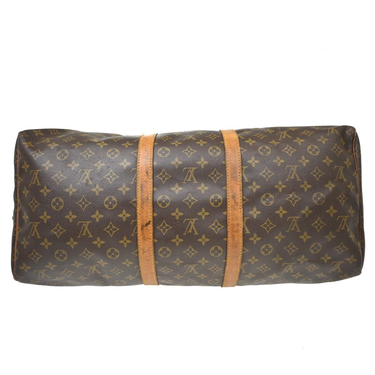 Louis Vuitton Keepall Monogram Canvas, Brown, Canvas, Travel Bag