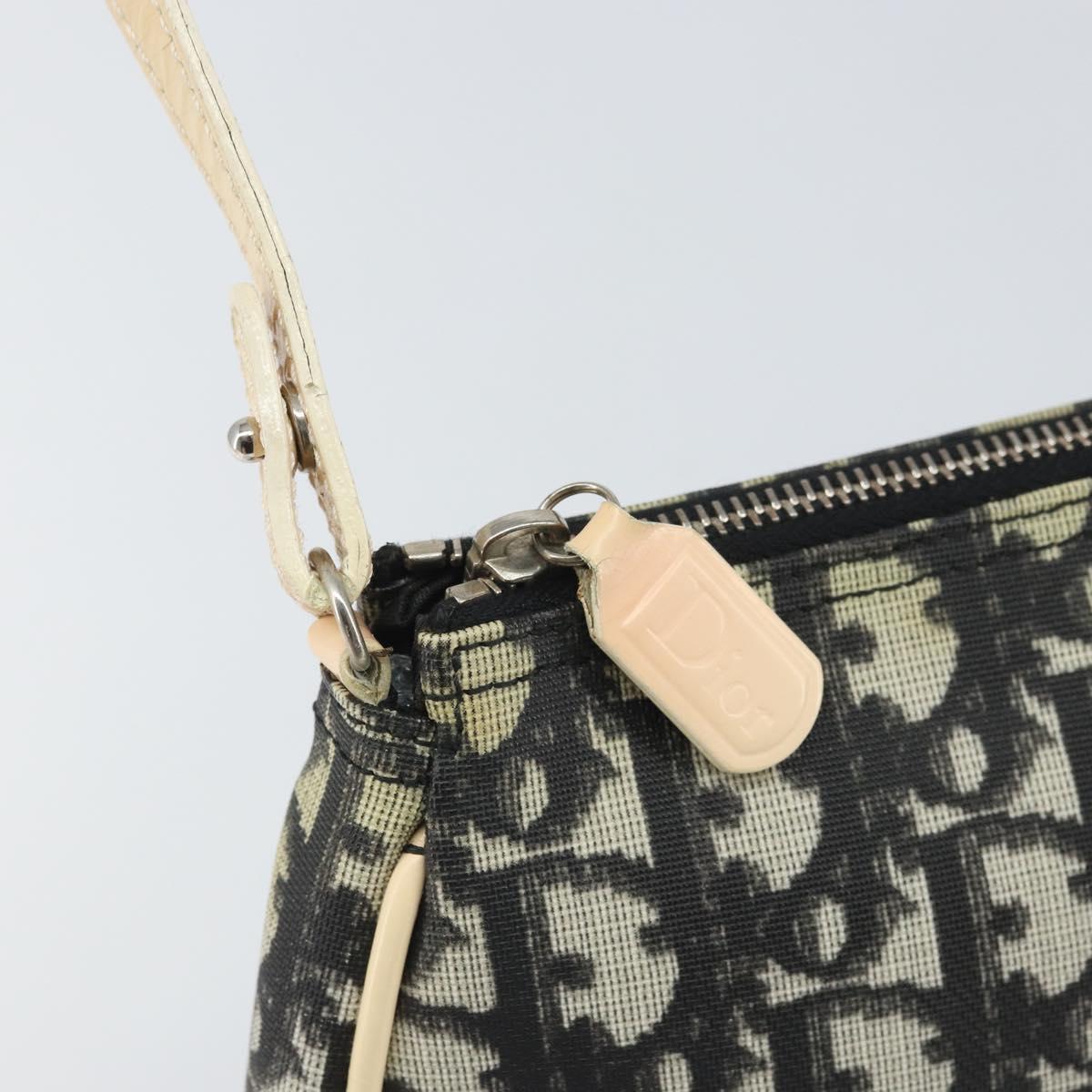 Christian Dior Saddle Tripple Pouch Oblique Canvas, BLACK, CANVAS, Shoulder bag
