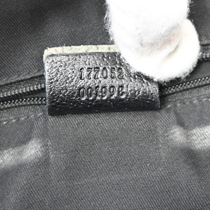 Gucci Princy Tote GG Canvas and leather, Black, Canvas, Tote Bag