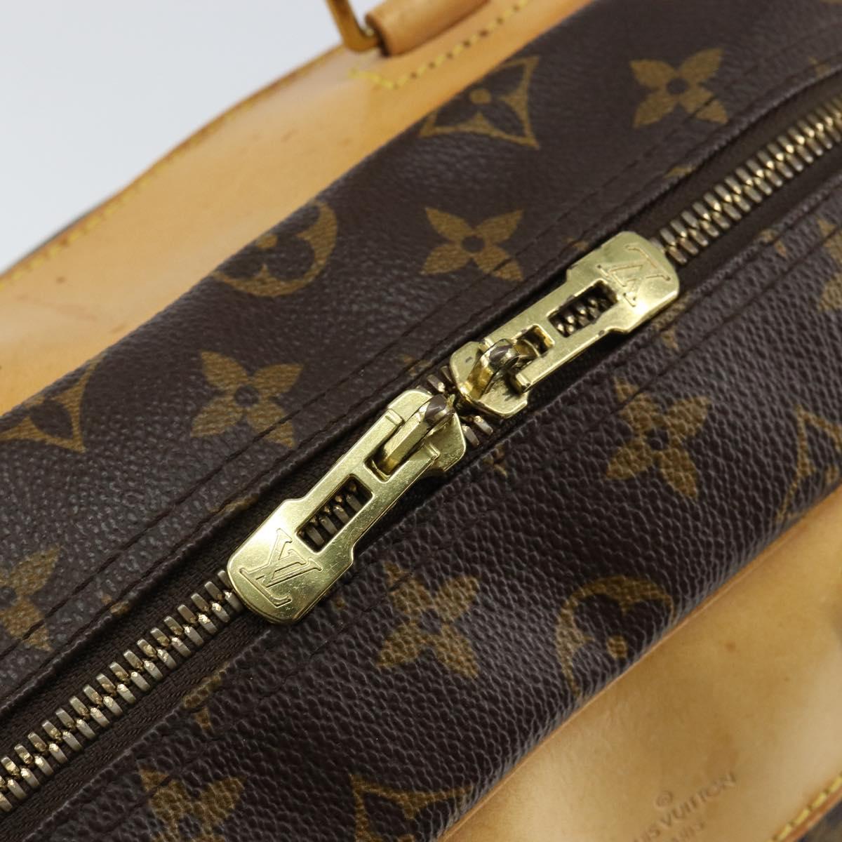 Louis Vuitton Deauville Handbag Monogram Canvas, BROWN, CANVAS, Handbag