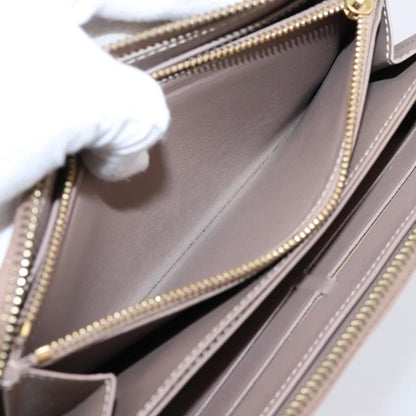 Louis Vuitton Zippy Monogram Vernis, Beige, Patent Leather, Wallet
