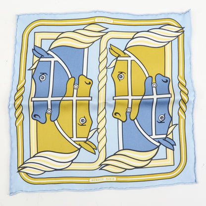 Hermes Carré 42 Silk, Red, Silk, Scarf